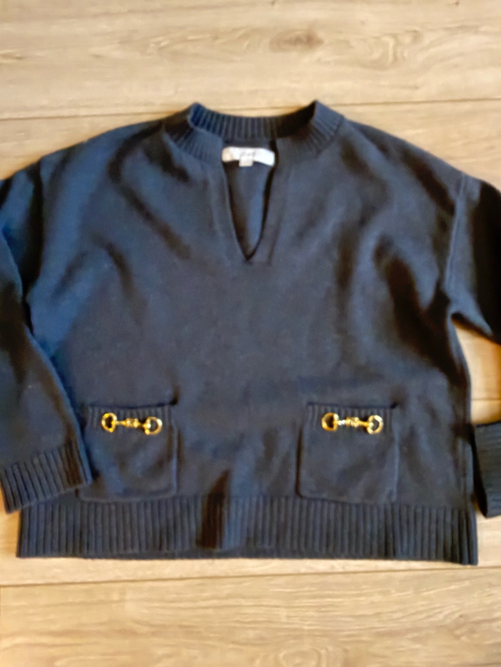Loft horsebit sweater.